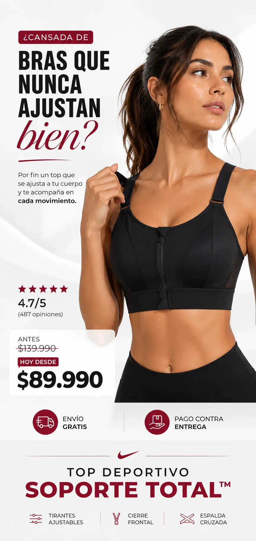 BRASIER CORRECTOR DEPORTIVO