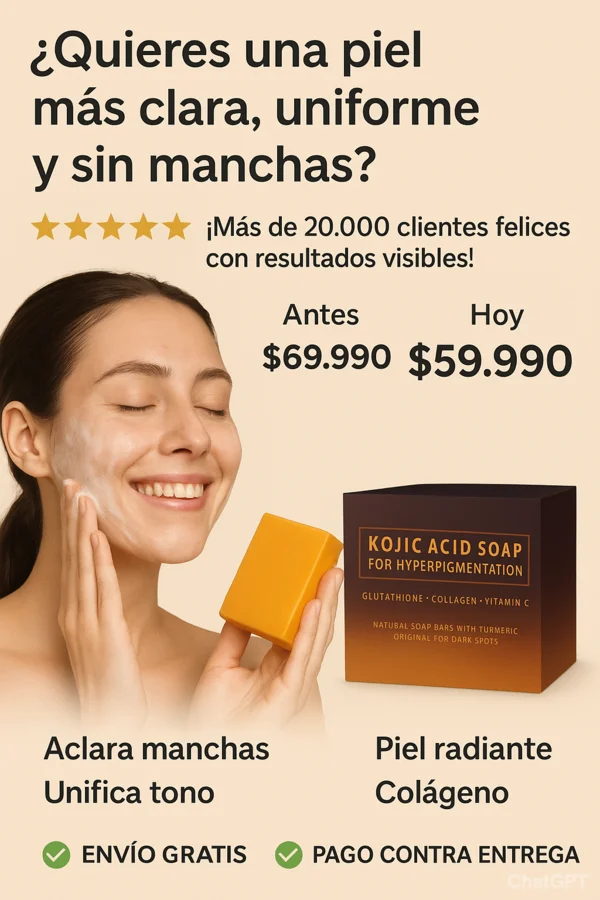 Jabón Ácido Kójico Premium Valitic® | El jabón que transformará tu piel desde la primera semana
