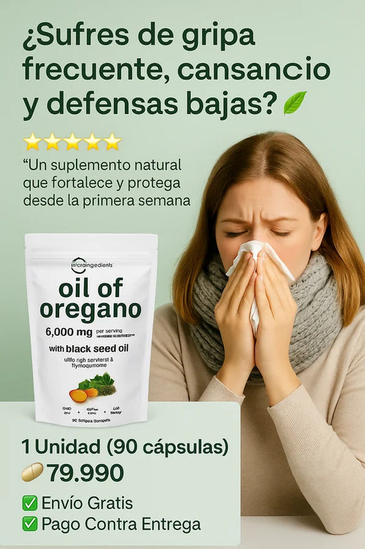 Aceite de Orégano | El suplemento más poderoso para defender tu cuerpo cada día