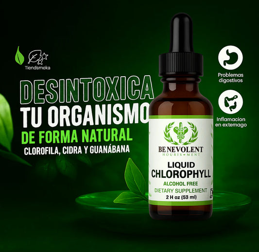 Clorofila Liquida Benevolent | Vitalidad y frescura desde la naturaleza 🌿