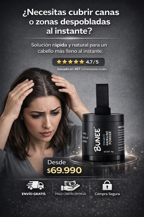 Fibra Capilar Correctora Bunee® | El secreto de muchos para un look más joven
