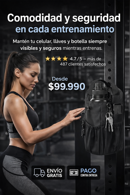GymLock™ | Bolso magnético funcional