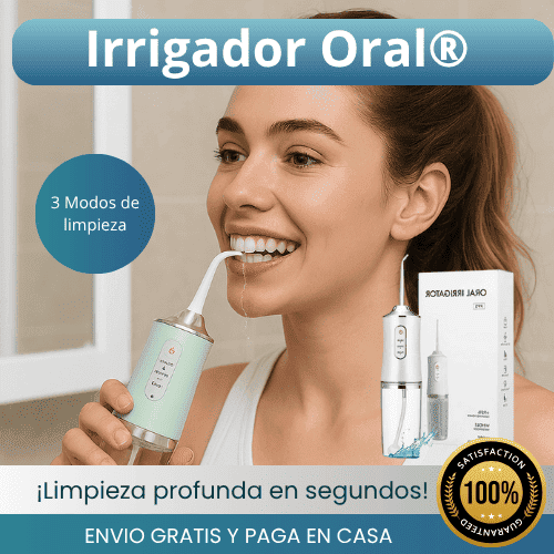 Irrigador Oral® | El secreto para una limpieza bucal 10 veces más efectiva 🦷