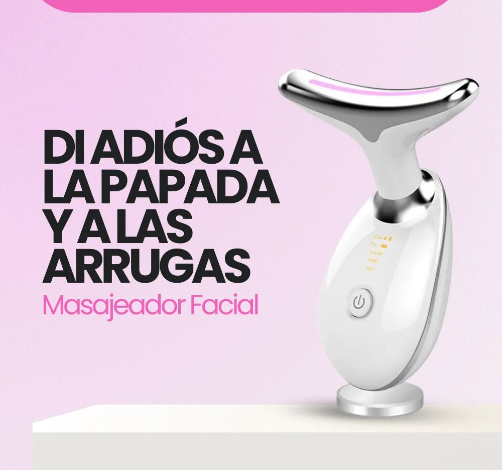 Masajeador Facial luz Led® ✨El secreto para lucir más joven sin gastar millones