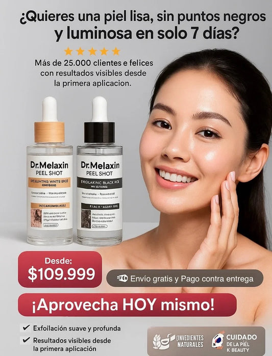 Dr. Melaxin Dúo 60ML |  El secreto coreano para una piel lisa y radiante en 7 días