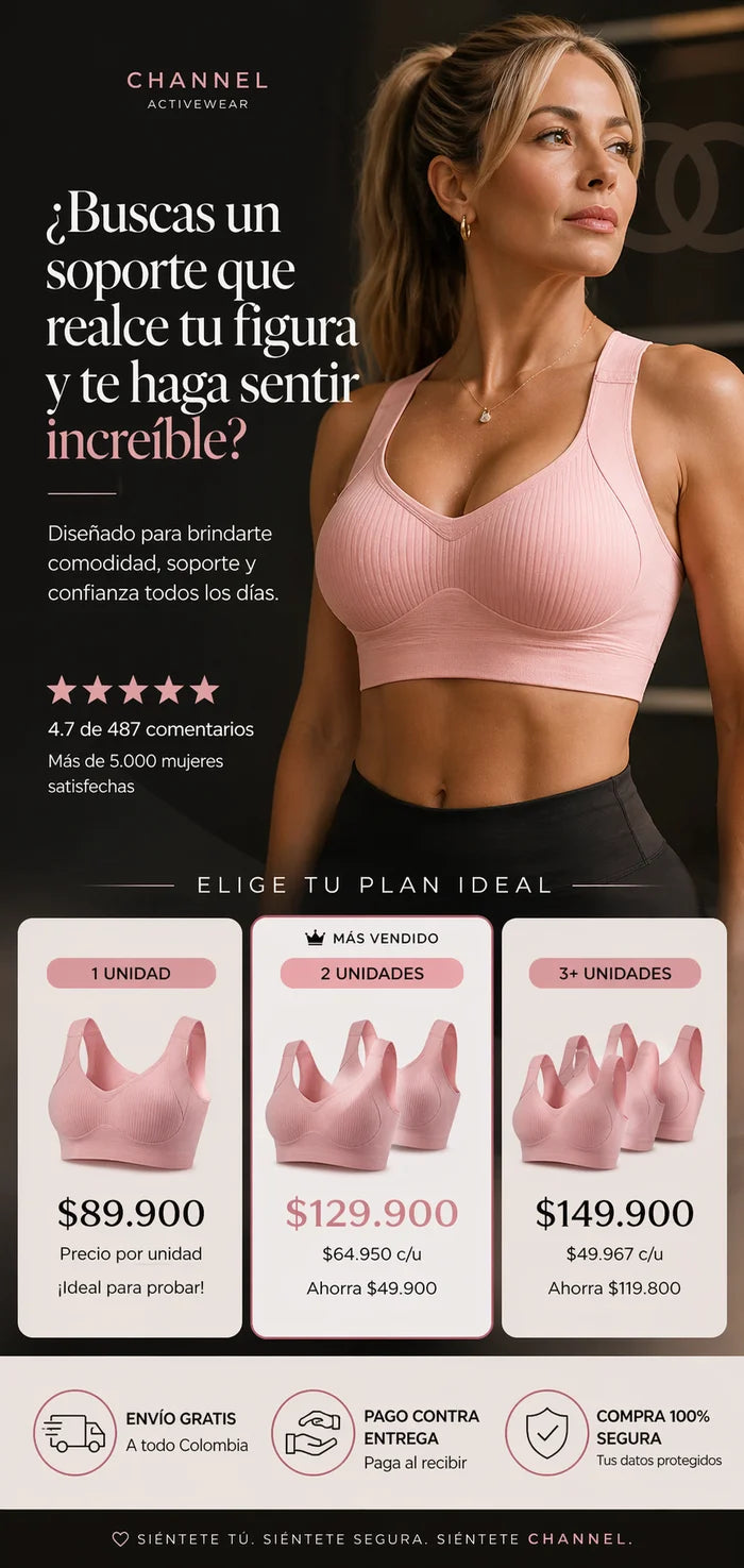 BraLuxe Comfort™ | Sujetador Premium Sin Varillas