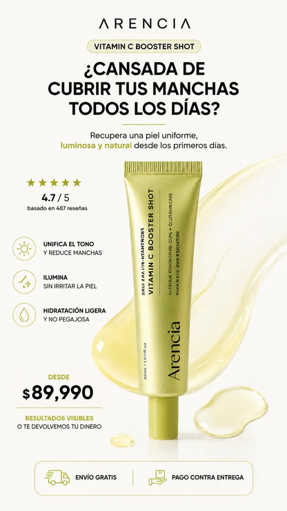 ARENCIA® Unifica el tono y recupera la luminosidad de tu piel