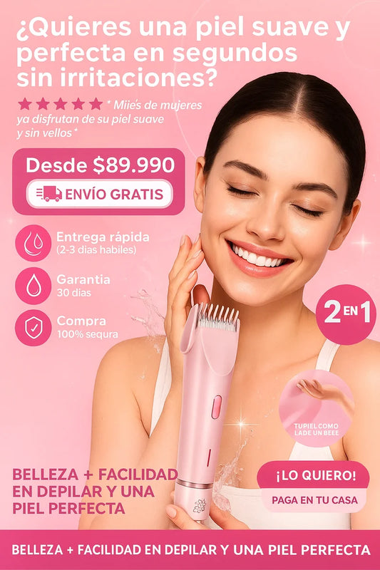 Maquina Depiladora Doble Punta™ | Luce una piel perfecta en 3 minutos