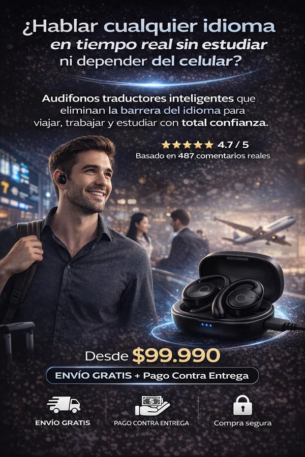Audífonos Traductores Inteligentes en Tiempo Real🌍🎧