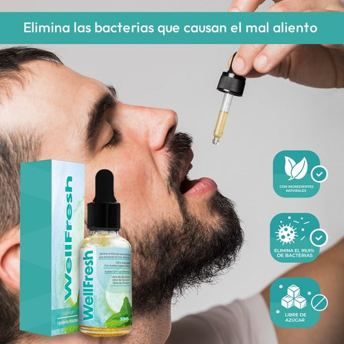 WELLFRESH™ | Elimina el mal aliento desde la raíz🌿 2x1 Compra 1 y lleva otro GRATIS🔥